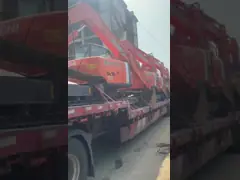 Мощная система питания двигателя Японский экскаватор Hitachi ZX70 video