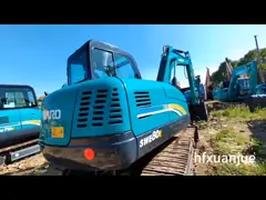 8000кг Подержанный экскаватор 80E Sunward Backhoe Excavation Machinery video