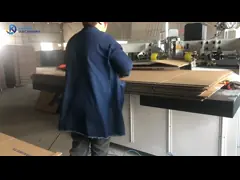 Машина Semi автоматической рифленой коробки шить для коробок пиццы video