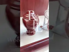 Занавес штанга Брауна держателя стены деревянный, двойное окно штанга установил износоустойчивый video