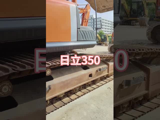 10.7rmp Rouge utilisée Hitachi Excavator Hitachi 350 Excavator 202KW