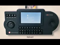 CCTV Keyboard Controller,Network 4D Joystick Decoding Keyboard With 7 Inch LCD Screen