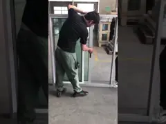 ホワイト・シート アルミ 滑り窓とドア 単体軽量 video