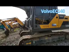 Использованные Volvo EC140 Использованные колесные экскаваторы 14 тонн 69 кВт video