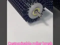 Nylon Rotate Industrial Cylindrical Brush Customization For Cleaning Polishing