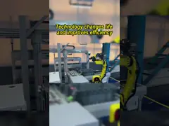 Компоненты двигателя Fanuc Роботизированная рука поддерживающая 80 кг максимальной полезной нагрузки video