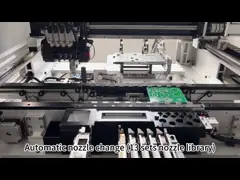 Встроенный в промышленный компьютер SMT Pick And Place Machine с 4 головками крепления video