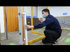 Портативное складывая Retractable предохранение от лестницы безопасности ворот для младенцев и любимцев video