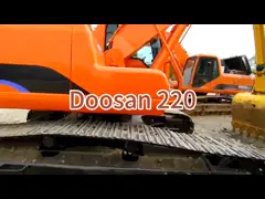 110 кВт Doosan 220 Doosan экскаватор используется низкий рабочий день video