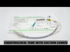 ПВХ педиатрическая эндотрахеальная трубка с наручниками, медицинская усиленная трубка video