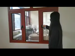 Двойная подвижная внутренняя крыша окна дверь дерево смотреть UPVC video