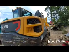 7T EC80D Подержанный микрокопальщик для машин завода Volvo video