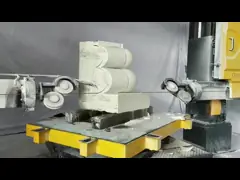 5-осевая CNC бриллиантовая дротовая пила для различных форм мрамора или гранита и 3D форм video