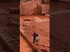 SGS аттестовал чистый красный песчаник высекая искусство сброса сада декоративное каменное video