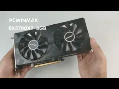 PCWINMAX Radeon RX 5700 XT 8GB GDDR6 Графическая карта Dual Fan Игровые графические карты для ПК video