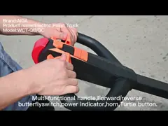 SGS одобрение Электрический подъемник поддонов, Walkie Rider поддонов 150 кг video