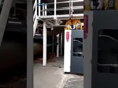 Single Layer Corrugation Line Steamed Heating With Rotary Cutting Machine