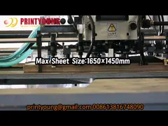 Electric Driven Fully Automatic Flute Laminating Machine 11.5*2*2.4M video