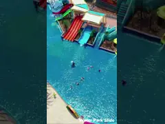 Parque aquático Piscina Equipamento de fibra de vidro Deslizamento de água de elefante para crianças Quintal