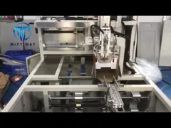 Картонная поднос бумажная коробка Формирующая машина Горячее плавление клеевая поднос Формер video