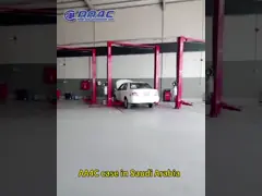 Гидравлический 4-постовой автомобильный подъемник для выравнивания 4-тонный 4-постовой автомобильный подъемник с подъемной балки video