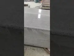 Скошенная плита столешницы гранита плит камня гранита G623 естественная черная video