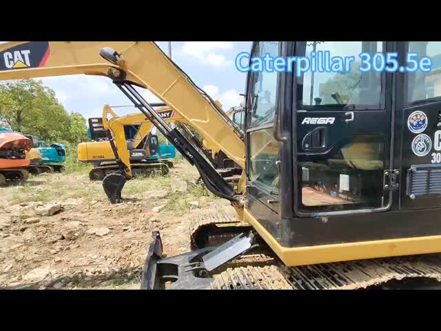 Equipamento usado CAT305.5E CAT Equipamento usado Excavadora Equipamento pesado de construção