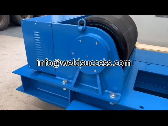 Two set of 200T capacity welding rotators and 2T welding positioner loading from Weldsuccess.