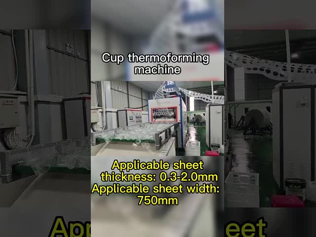 PLC真空プラスチック熱形化機械 劣化可能な材料 最大形状深さ180mm