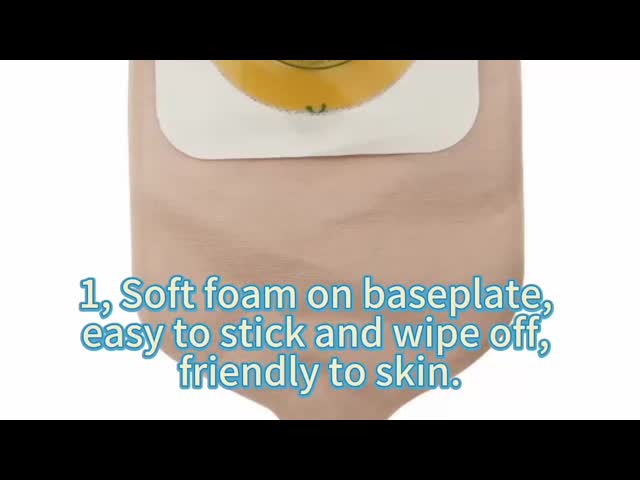 Многоразовые покрытия 57 мм 70 мм 75 мм Колстомический пакет медицинский материал видео