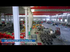 Enclosed Diesel 4wd Rough Terrain Forklift Heavy Duty Power Source video