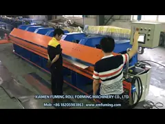 GI Racking Roll Forming Machine 15KW Power PLC Control System