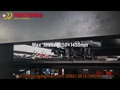 PRY-D Manual / Automatic Eco Friendly Electric Flute Laminating Machine For Paper Cartons