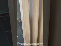 1.0mm Suspended Metal Ceiling in Wine Red for Modern and Simple Decoration video