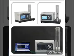 Концентрация кислорода компьютерного управления испытывая машины кабеля LOI-A автоматическая LOI video