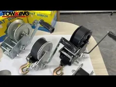 Реверзибельный храповик 1800lbs вытягивая ручная сваренную твердую ручной лебедки video