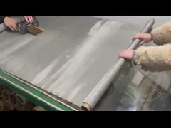 Простая ткань SS316 SS304 Металлическая ткань из проволоки video