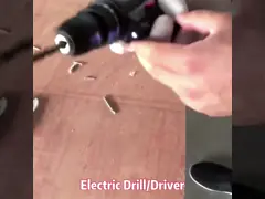 Литий-ионный беспроводный электрический бурильщик 1350р/мин 21В стиль пистолета video