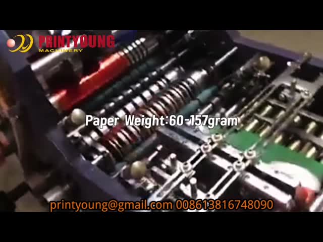 HP-250B Автоматическая небольшая бумажная красная карманная сумка конвертная машина 150 шт/мин видео