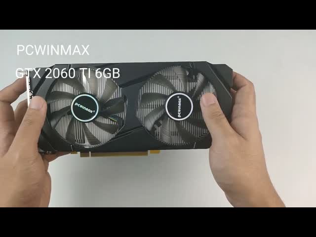 PCWINMAX GeForce GTX 1660 Ti Графическая карта 6 ГБ GDDR6 192 бит PCIe 3.0 x16 DP HD DVI Порт 1500 МГц PC VGA Карта видео