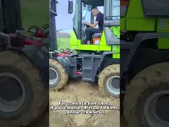 5 Tonne All Terrain Reach Forklift Diesel Powered EURO 5 Certified