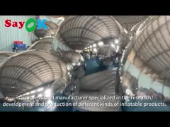 Disco Shinny opblaasbare spiegelbal Grote evenementen decoratie PVC zwevende bol Spiegelballon