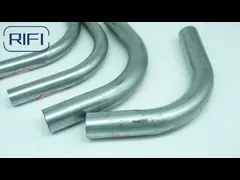 Углеродистая сталь 90 градусов EMT локоть предварительно оцинкованная для электрических металлических труб video