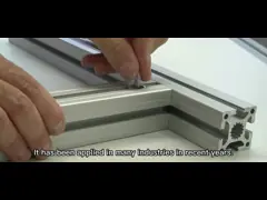 1030 1020 1010 Алюминиевая экструзия Профиль теплоотвода с светодиодным освещением video