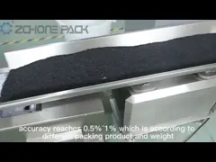 Прозрачная составная стойка сумки вверх по сумке алюминиевой фольги пакуя машины составной video