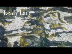 124cm Mehrfarbige Sequins Stickstoff mit Erdnetz für Abendkleid