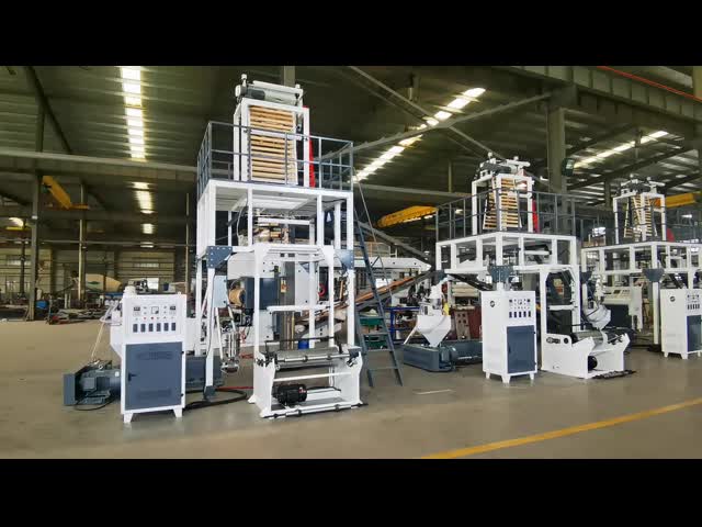Máquina de sopro de filme de extrusão Extrusora de cabeça dupla