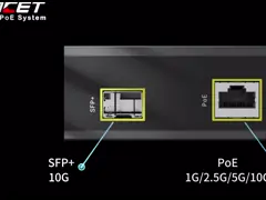 Pt-Pse107ghro-A-S 75w Media Converter With Poe Output For Complex Industrial Backhaul