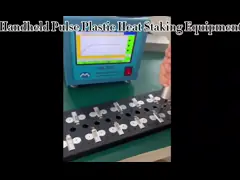 Переносная пульсовая пластмассовая машина для горячего накидки с технологией охлаждения воздухом video