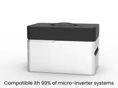 Комплексная солнечная система хранения на балконе с аккумулятором LiFePO4 800w с микроинвертором video